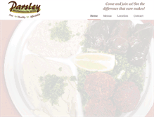Tablet Screenshot of parsleymg.com